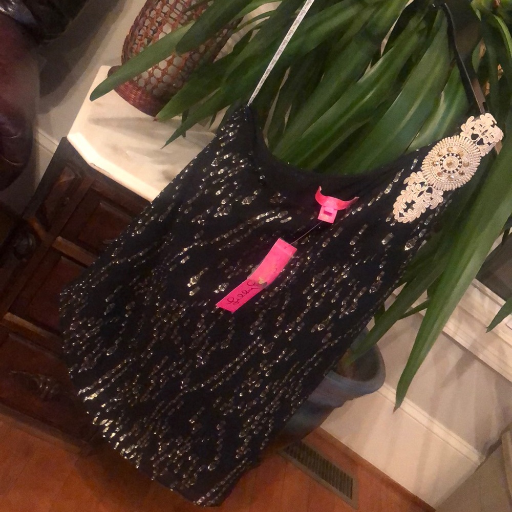 New Lilly Pulitzer size 4 one shoulder top